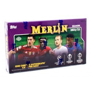 2021/22 Topps UEFA Champions League Merlin Chrome Soccer Hobby Box