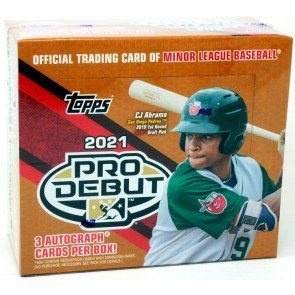 2021 Topps Pro Debut Baseball Jumbo 8 Box Case