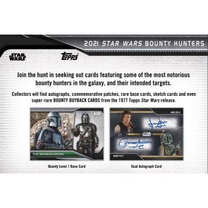 2021 Topps Star Wars Bounty Hunter Hobby Box