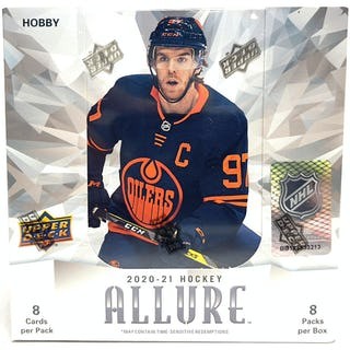 2020/21 Upper Deck Allure Hockey Hobby 10 Box Case