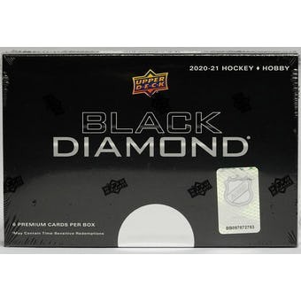 2020/21 Upper Deck Black Diamond Hockey Hobby 5 Box Case