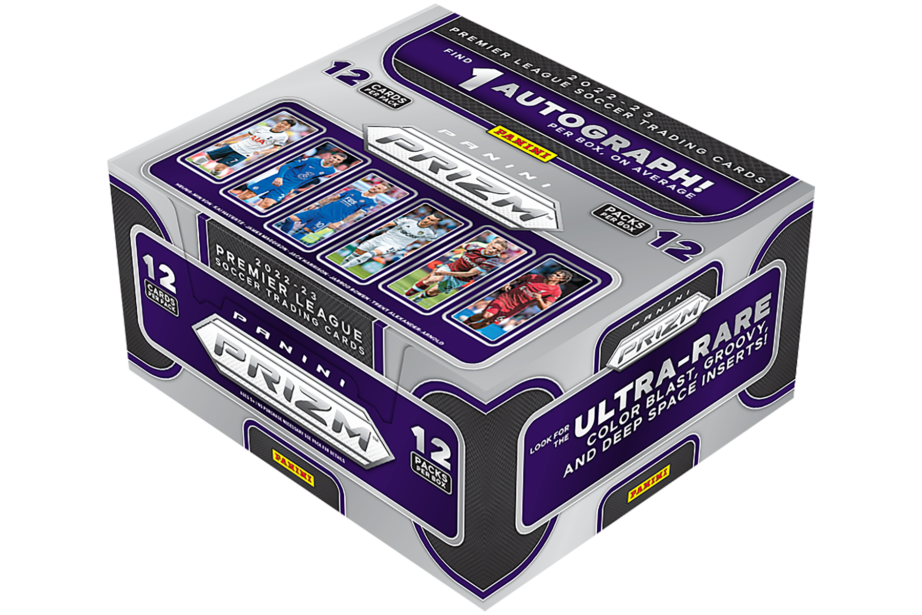 2022/23 Panini Prizm Premier League Soccer Hobby 12 Box Case