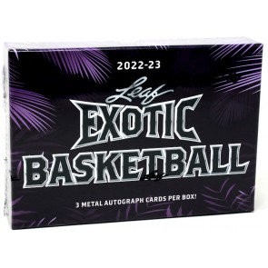 2022/23 Leaf Exotic Basketball Box