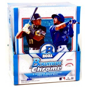 2021 Bowman Chrome Baseball Hobby 12 Box Case
