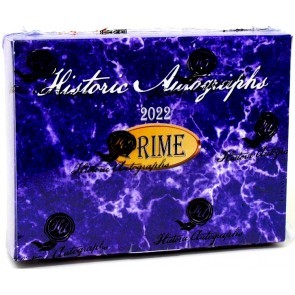 2022 Historic Autographs Prime 10 Box Case