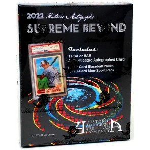 2022 Historic Autographs Supreme Rewind 10 Box Case