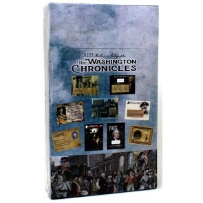 2022 Historic Autographs The Washington Chronicles Hobby 24 Box Case
