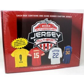 2022 Leaf Autographed Jersey Multi-Sport Edition 10 Box Case