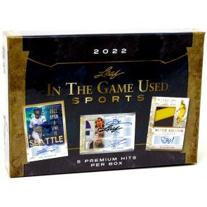 2022 Leaf In The Game (ITG) Game Used Sports Box