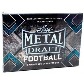 2022 Leaf Metal Draft Football Hobby Box