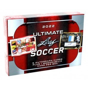 2022 Leaf Ultimate Soccer Hobby 10 Box Case