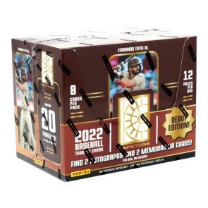 2022 Panini Capstone Baseball Hobby 16 Box Case