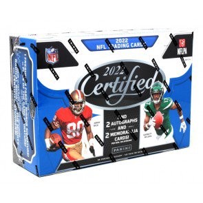 2022 Panini Certified Football Hobby 16 Box Case