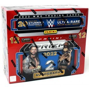 2022 Panini Prizm WWE Hobby 12 Box Case