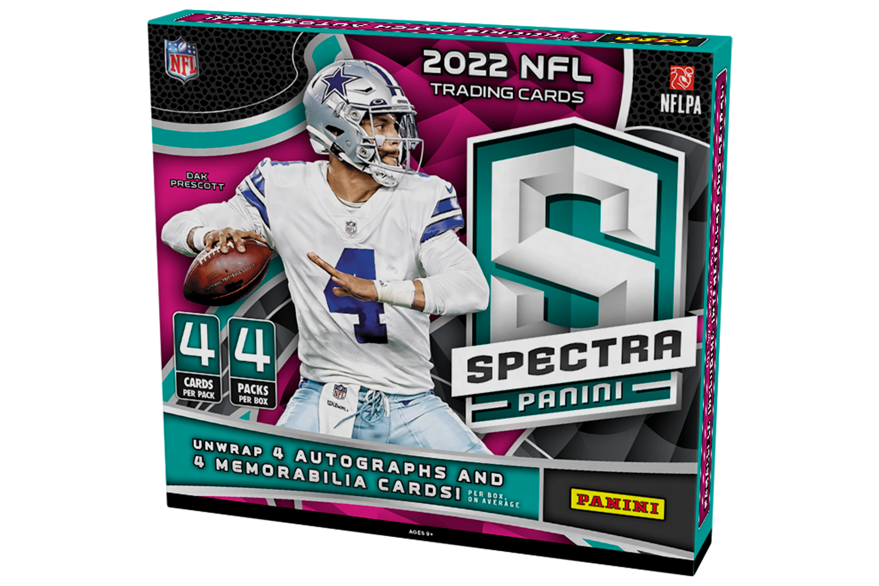 2022 Panini Spectra Football Hobby 8 Box Case