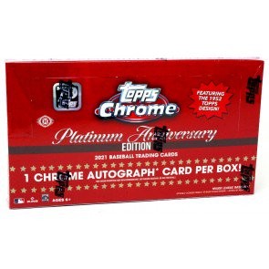 2021 Topps Chrome Platinum Anniversary Baseball Hobby Box