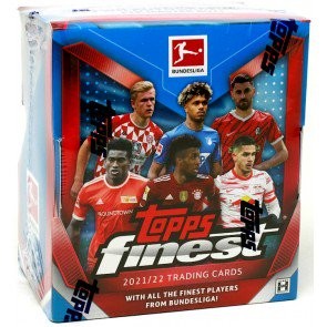 2021/22 Topps Finest Bundesliga Soccer Hobby 8 Box Case