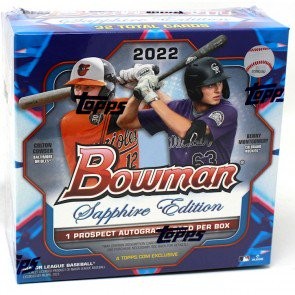 2022 Bowman Baseball Sapphire Edition Box