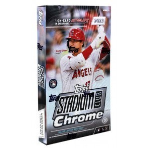 2022 Topps Stadium Club Chrome Baseball Hobby Box