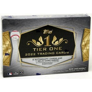 2022 Topps Tier One Baseball Hobby 12 Box Case
