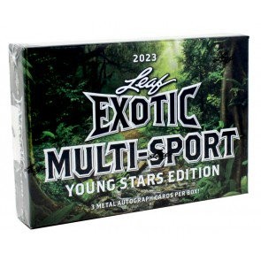 2023 Leaf Exotic Multi-Sport Rookies 10 Box Case