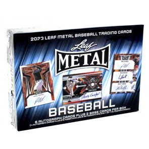2023 Leaf Metal Draft Baseball Hobby 10 Box Case