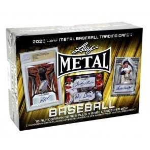 2023 Leaf Metal Draft Baseball Jumbo 8 Box Case
