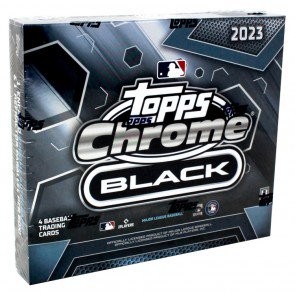 2023 Topps Chrome Black Baseball Hobby 12 Box Case