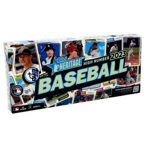 2023 Topps Heritage HIGH Number Baseball Hobby 12 Box Case