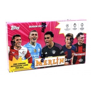 2023/24 Topps UEFA Club Competitions Merlin Chrome Soccer Hobby Box
