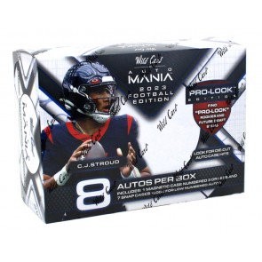 2023 Wild Card Auto Mania Pro-Look Football Edition Box