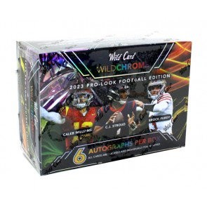 2023 Wild Card Wildchrome Pro-Look Football Edition Box