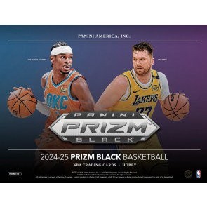 2024/25 Panini Prizm Black Basketball Hobby 12 Box Case