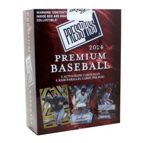 2024 Press Pass Premium Baseball Hobby 10 Box Case