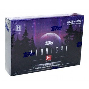 2024/25 Topps Bundesliga Midnight Soccer Hobby 6 Box Case