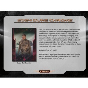2024 Topps Dune Chrome Hobby Box
