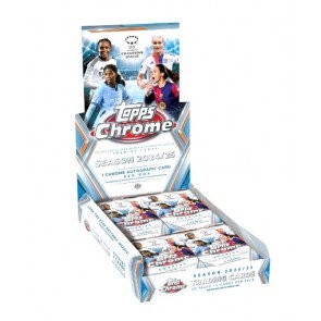 2024/25 Topps UEFA Women's Champions League Chrome Soccer Hobby 12 Box Case