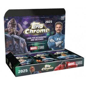 2025 Topps Marvel Studios Chrome Hobby 8 Box Case