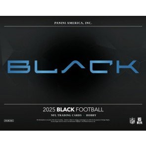 2025 Panini Black Football Hobby 12 Box Case