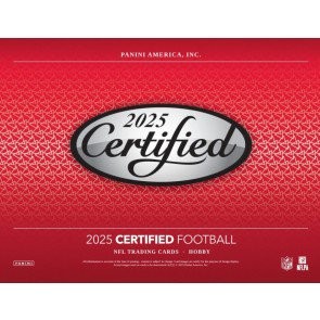 2025 Panini Certified Football Hobby 16 Box Case