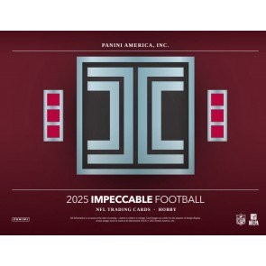 2025 Panini Impeccable Football Hobby 3 Box Case