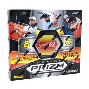 2025 Panini Prizm LIV Golf Hobby 16 Box Case