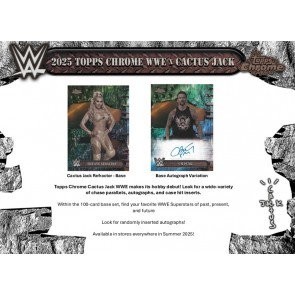 2025 Topps Chrome WWE x Cactus Jack Box