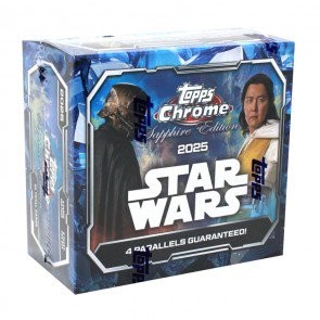 2025 Topps Star Wars Chrome Sapphire Edition 10 Box Case