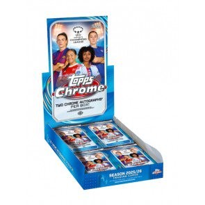 2025/26 Topps UEFA Women's Champions League Chrome Soccer Hobby Box