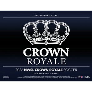 2026 Panini Crown Royale NWSL Soccer Hobby 12 Box Case