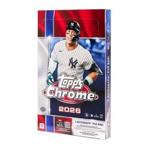 2026 Topps Chrome Baseball Hobby Box