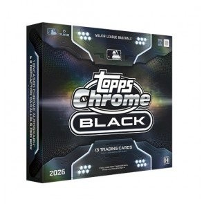 2026 Topps Chrome Black Baseball Hobby 12 Box Case