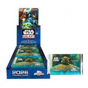 2026 Topps Star Wars Chrome Galaxy Hobby 12 Box Case