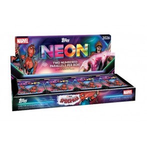 2026 Topps Marvel Neon Hobby 12 Box Case
